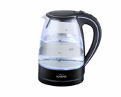 Wasserkocher 1,7 Liter mit LED-Beleuchtung schwarz