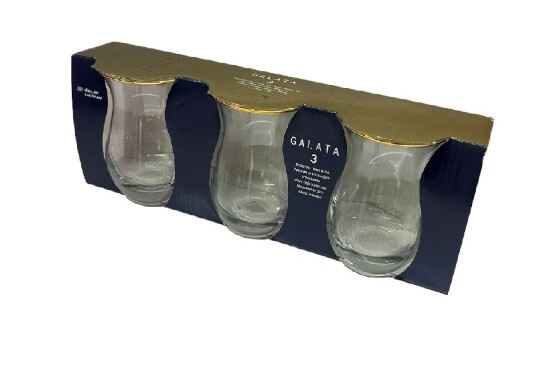 3er Teeglas 175cc GALATA GOLD