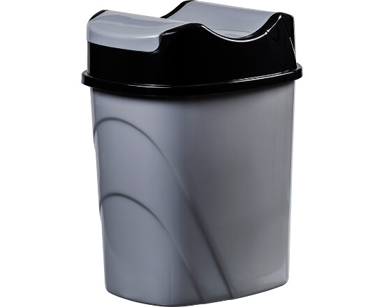 Kunststoff Mülleimer m. Deckel 8,5L