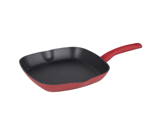 Grillpfanne 28 cm Serie Nora rot