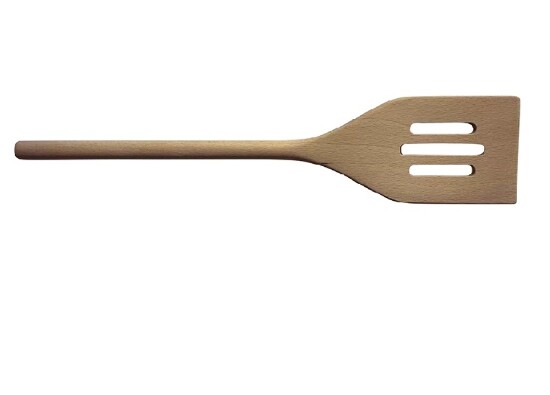 Holz Pfannenwender geschlitzt 30x6x1cm