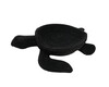 Dekoschale Schidkröte schwarz 19 cm Caplume