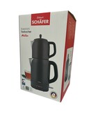2 in 1 Teekocher 1,7+1 Liter Schwarz matt