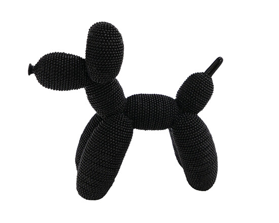 Dekofigur Pudel schwarz 17,5 cm Chang