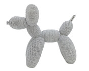 Dekofigur Pudel silber 17,5 cm Chang