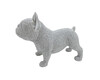 Dekofigur Bulldogge silber 19,5 cm Moppy