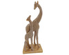 Dekofigur Giraffen gold 27 cm Luna
