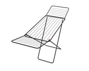 Wäscheständer 18 Meter schwarz