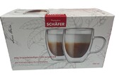 2tlg. Doppelwandiges Cafe  au Lait Set 350ml