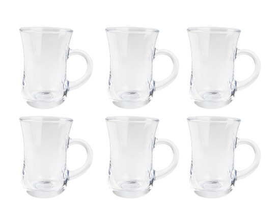 6er Teeglas  m.Grift 130ml Huzur