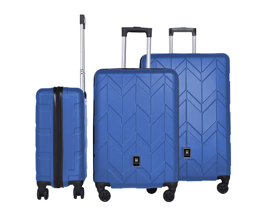 3-teiliges ABS Kofferset Blau