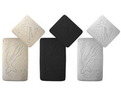 2tlg.Badezimmergarnitur 3 farbig 60x100 + 50x60 uni farbig