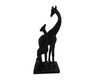 Dekofigur Giraffen schwarz 27 cm Luna