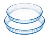 2er Set  Auflaufform rund 1750cc / 2680cc