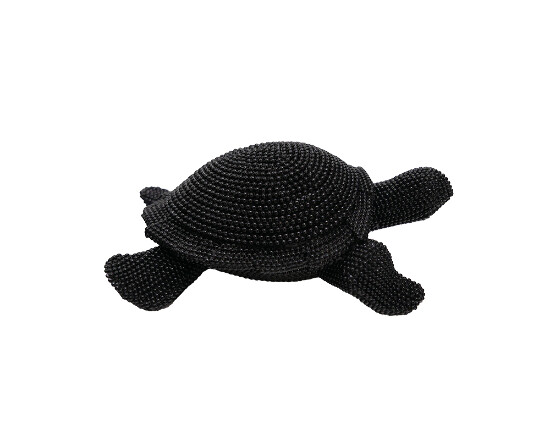 Dekofigur Schidkröte schwarz 14 cm Caphum