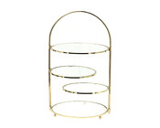 Glasetagere gold 45 cm Biwa