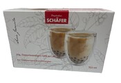 2tlg. Doppelwandiges Cafe  au Lait Set 350ml