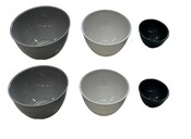 6 tlg.Rührschüssel Set Tom ohne Deckel