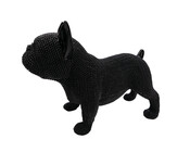 Dekofigur Bulldogge schwarz 19,5 cm Moppy