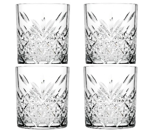 4er Timeless Whisky 345cc glass