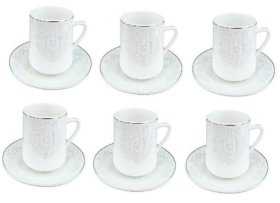 12tlg Kaffee-Set 220 ml Serie Ornament