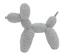 Dekofigur Pudel silber 17,5 cm Chang