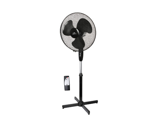 Standventilator Ø40cm schwarz mit Fernbedienung