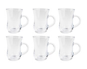 6er Teeglas  m.Grift 130ml
