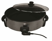 Multipfanne Elektrisch (B 42cm H 11cm) Antihaftbeschichtung Pizza pan