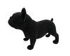 Dekofigur Bulldogge schwarz 19,5 cm Moppy