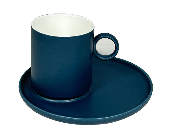 12tlg Kaffee Set Serie Opium 220 ml Blau