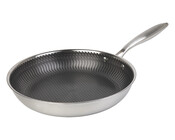 Bratpfanne 28cm aus Edelstahl mit Keramikbeschichtung