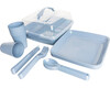 32-tlg. Picknick-Set Serie Alythia Blau