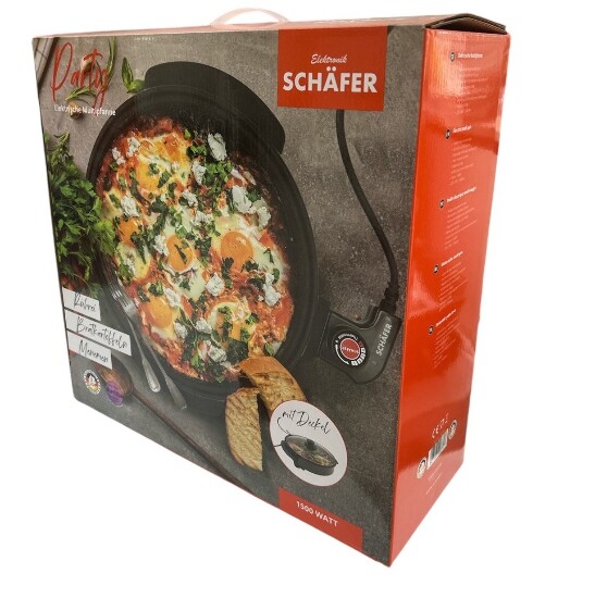 Multipfanne Elektrisch breit 42cm höhe 11cm Pizza pan