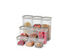 9er Set Aufbewahrungsdosenset 3x 0,57lt -1,17lt -1,77lt - Beige