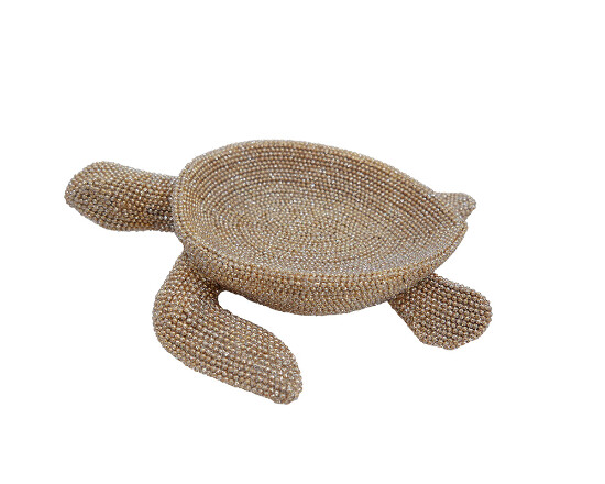 Dekoschale Schidkröte gold 19 cm Caplume