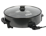 Multipfanne Elektrisch (B 36cm H 7cm) Keramikbeschichtung Pizza pan