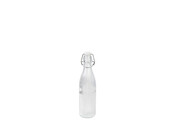 Glasflasche mit Edelstahl-Bügelklappe 250ML