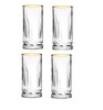 4er Elysia Longdrinkglas 280cc GOLD