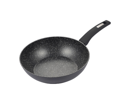 Wok 28 cm Marble Black