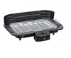 Tischgrill mit Windschutz Grillfläche 38 x 22 cm schwarz