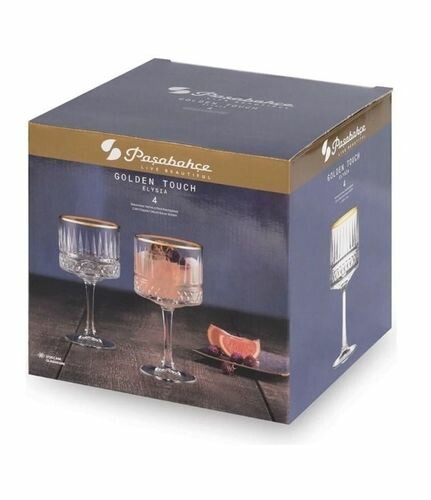 4er Elysia Champagne glass  GOLD 260cc