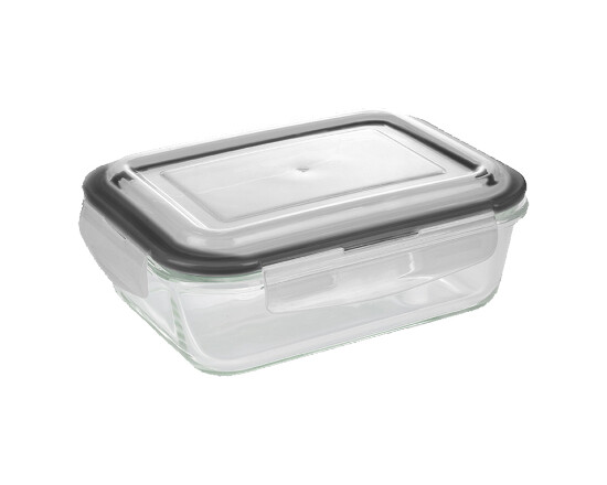 Aufbewahrungsglas mit Silikondeckel 600 ml Serie Kassiopeia