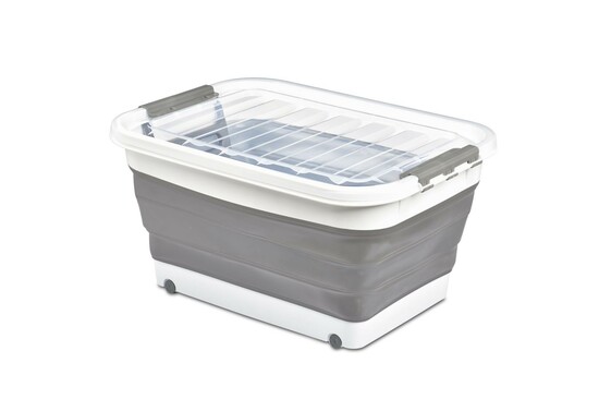 Faltbarer Aufbewahrungsbox mit Deckel 45L