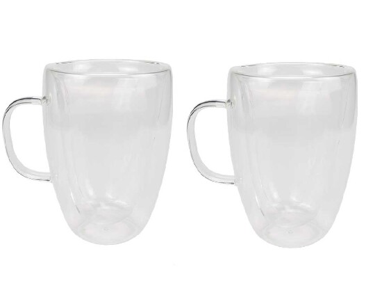 2tlg. Doppelwandiges Café au Lait Set 350ml