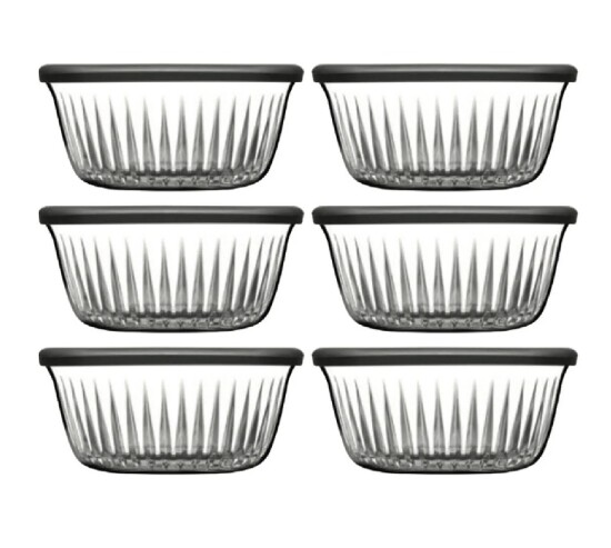 6er Frezya Schale Mit Deckel klein 175cc  (530146)1206506