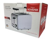 Toaster Retro 2-Scheiben 850 Watt weiß