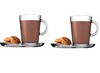 4er Kaffee-Set 2 Tassen 2 Untertassen TRIBECA 385cc