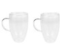 2tlg. Doppelwandiges Cafe au Lait Set 350ml 