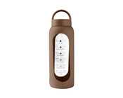 Glas Trinkflasche To Go 750mlL Dusty Rose
